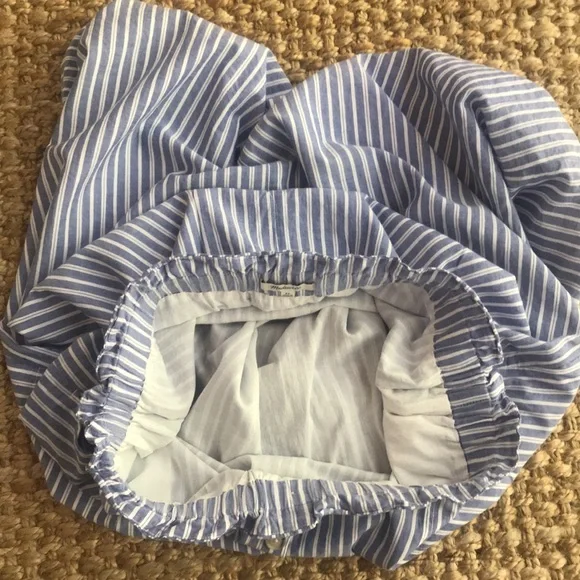 New: Madewell Paperbag Button Front Midi Skirt with Pockets - Picture 11 of 14